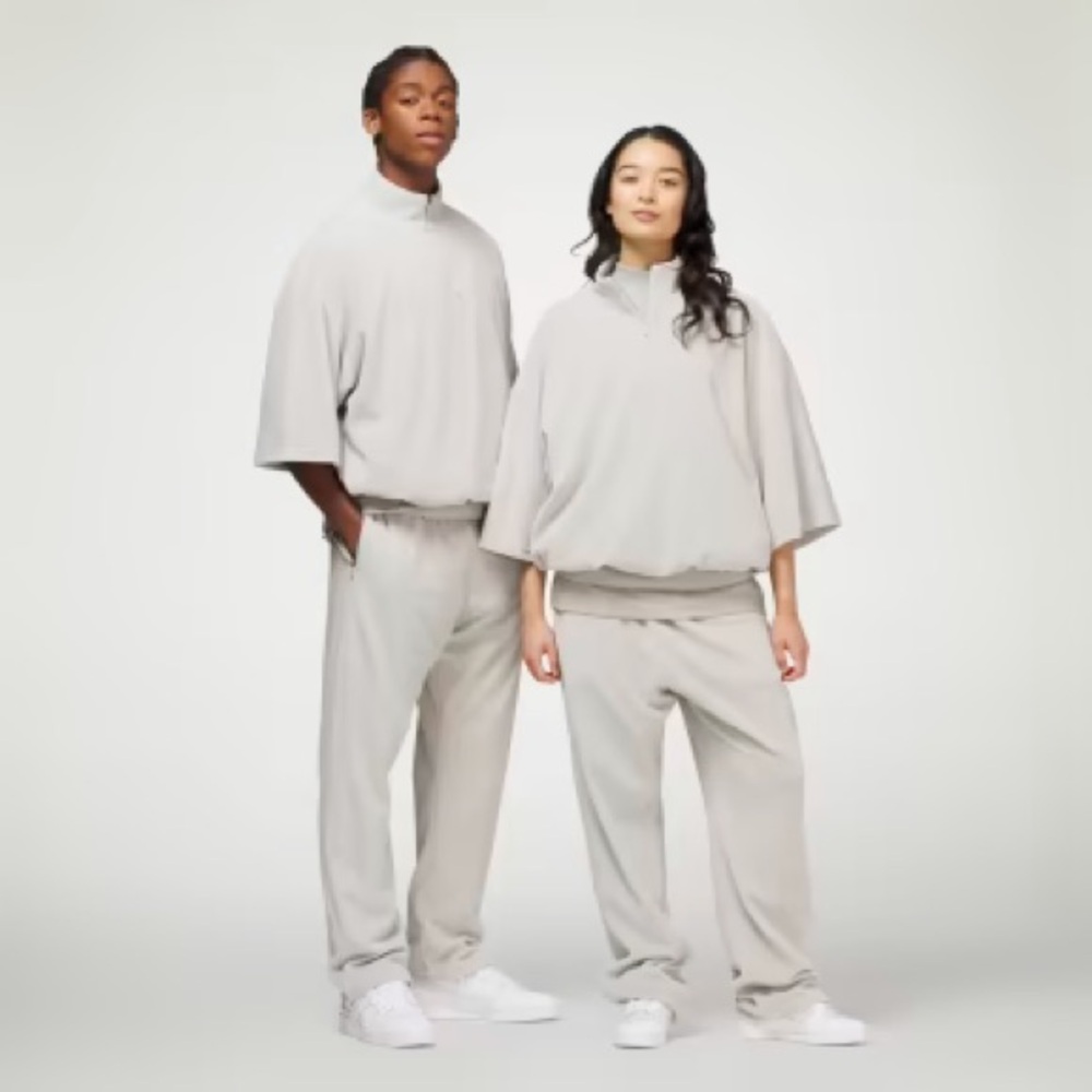 Adidas Basketball Velour Halfzip Sweatshirt + Pants set